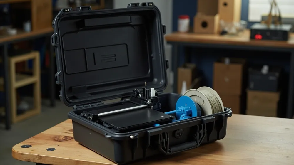 3D Printer Equipment Cases: Transport, Spool Storage and Field Use