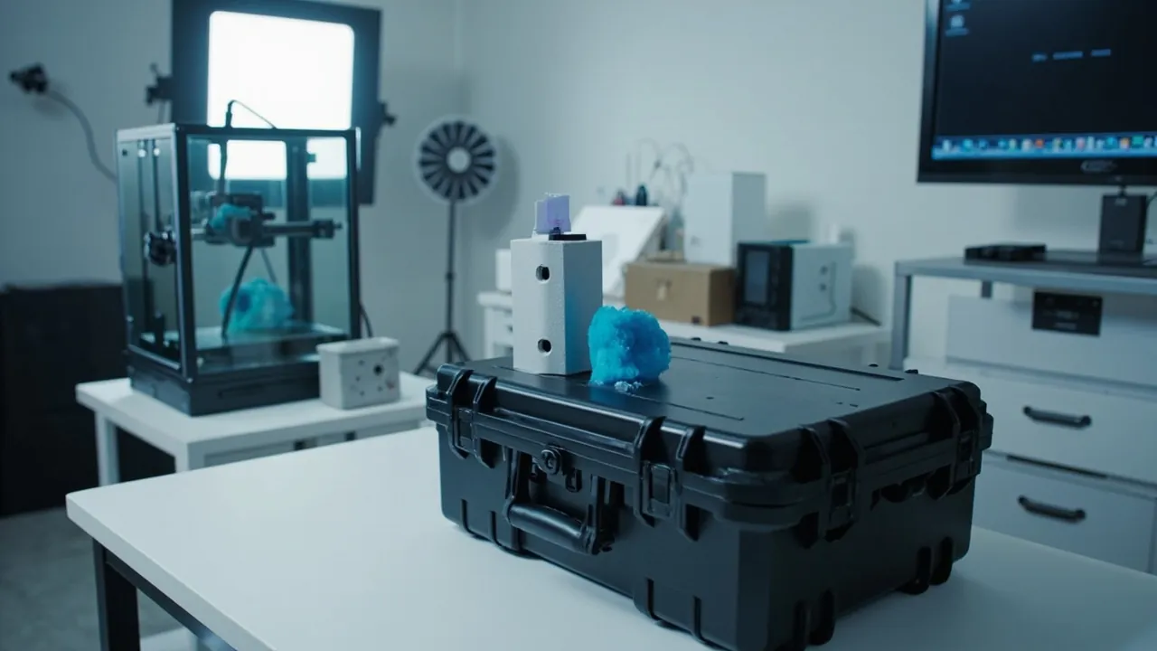 3D Printer Transport Cases: Frame, Rail & Extruder Protection
