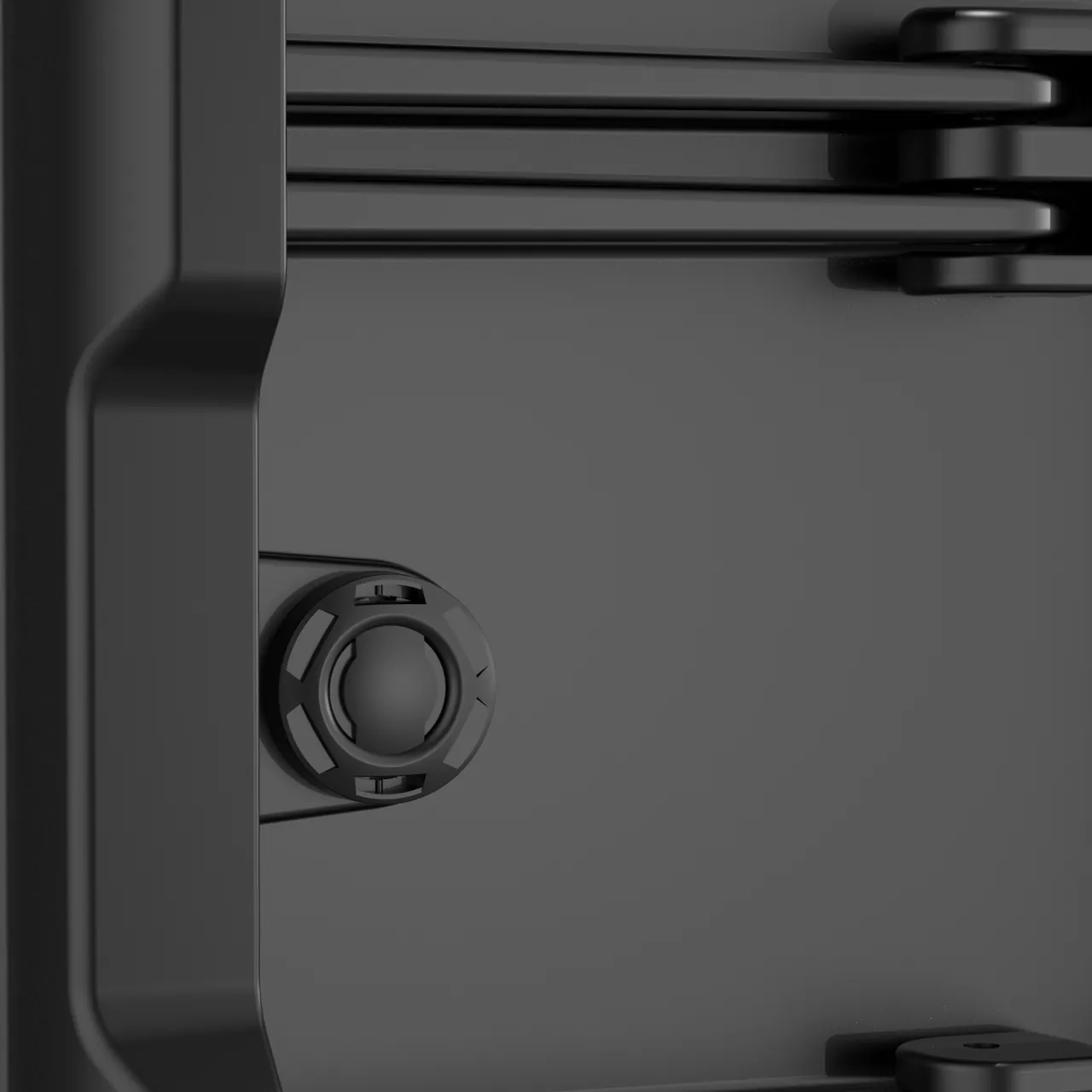 Fibre cut-off discs upright and separated in a compartmented insert with soft spacers
