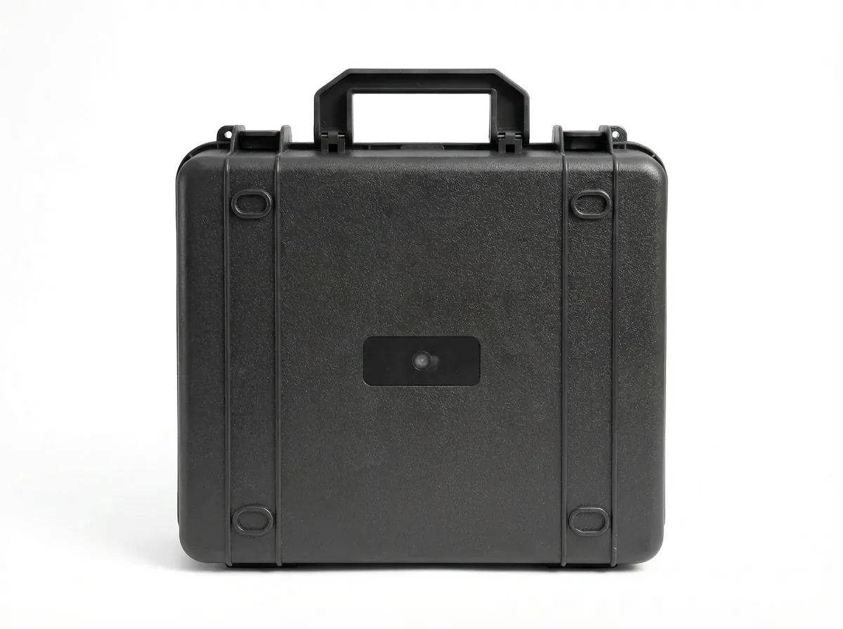 checking UN packaging marking and certificate on a hazmat case