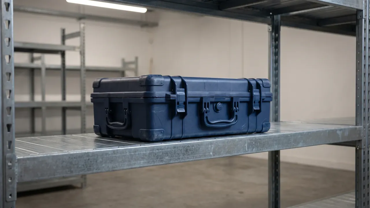 Custom military warehouse case used in the Interior Cushioning and Positioning Design stage for ammunition storage container
