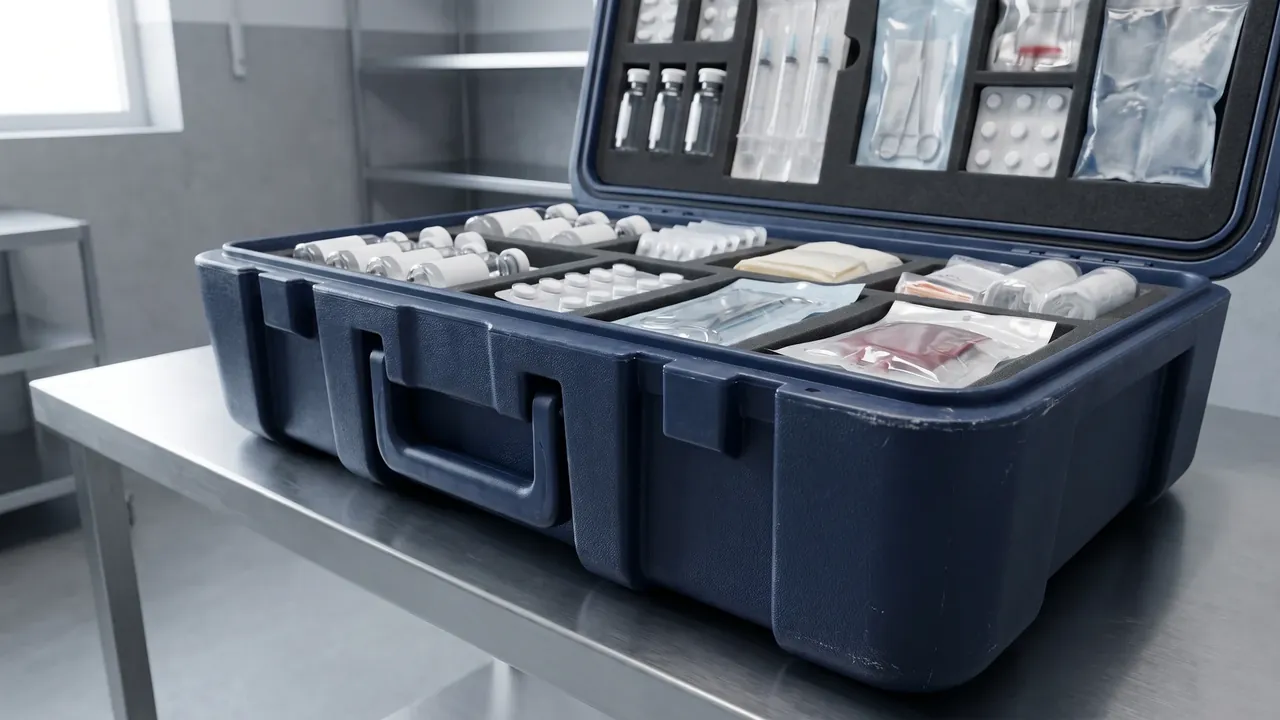 Custom military warehouse case used in the Procurement and Acceptance Checklist stage for ammunition storage container