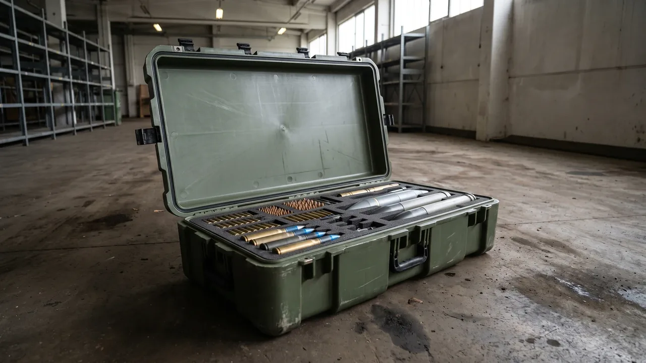 Ammunition Transit Case and Ammunition Transit Box in Multi-Stage Logistics