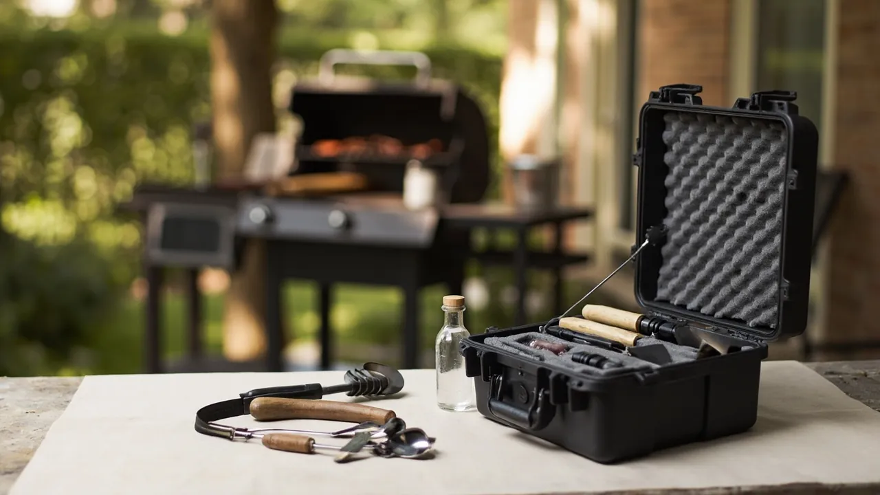 BBQ & Grill Equipment Cases: Grill, Charcoal Tool & Seasoning Protection