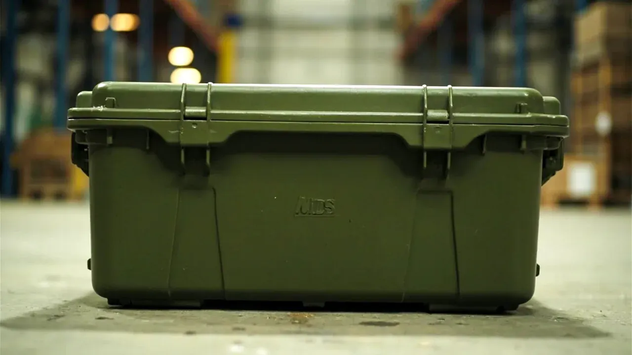 Ammunition Storage Box in Warehouse Stacking and Vehicle Transfer