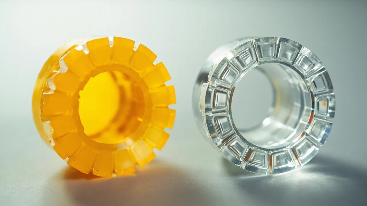 Engineering and ordinary plastic shell compared
