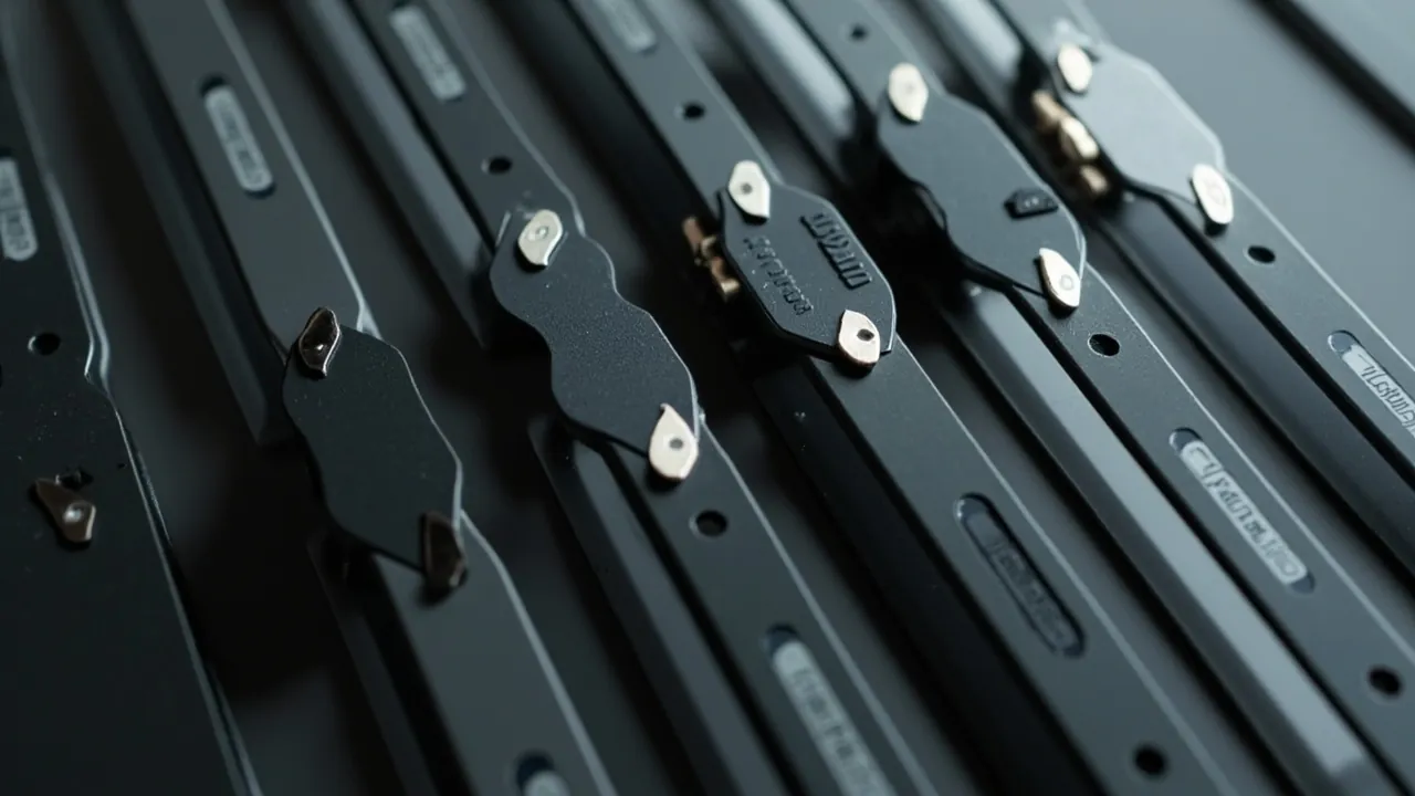 Various protective case latch types arranged