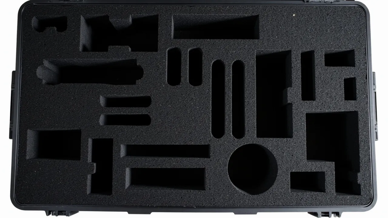 Pre-cut foam insert with precise cavities