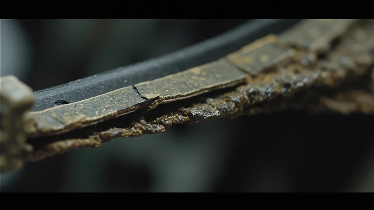 Aged cracked gasket beside a new one