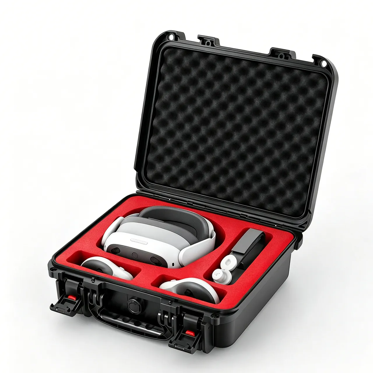 Foam-lined compartment interior customized to the Ceramic & Tile Machinery Parts outline