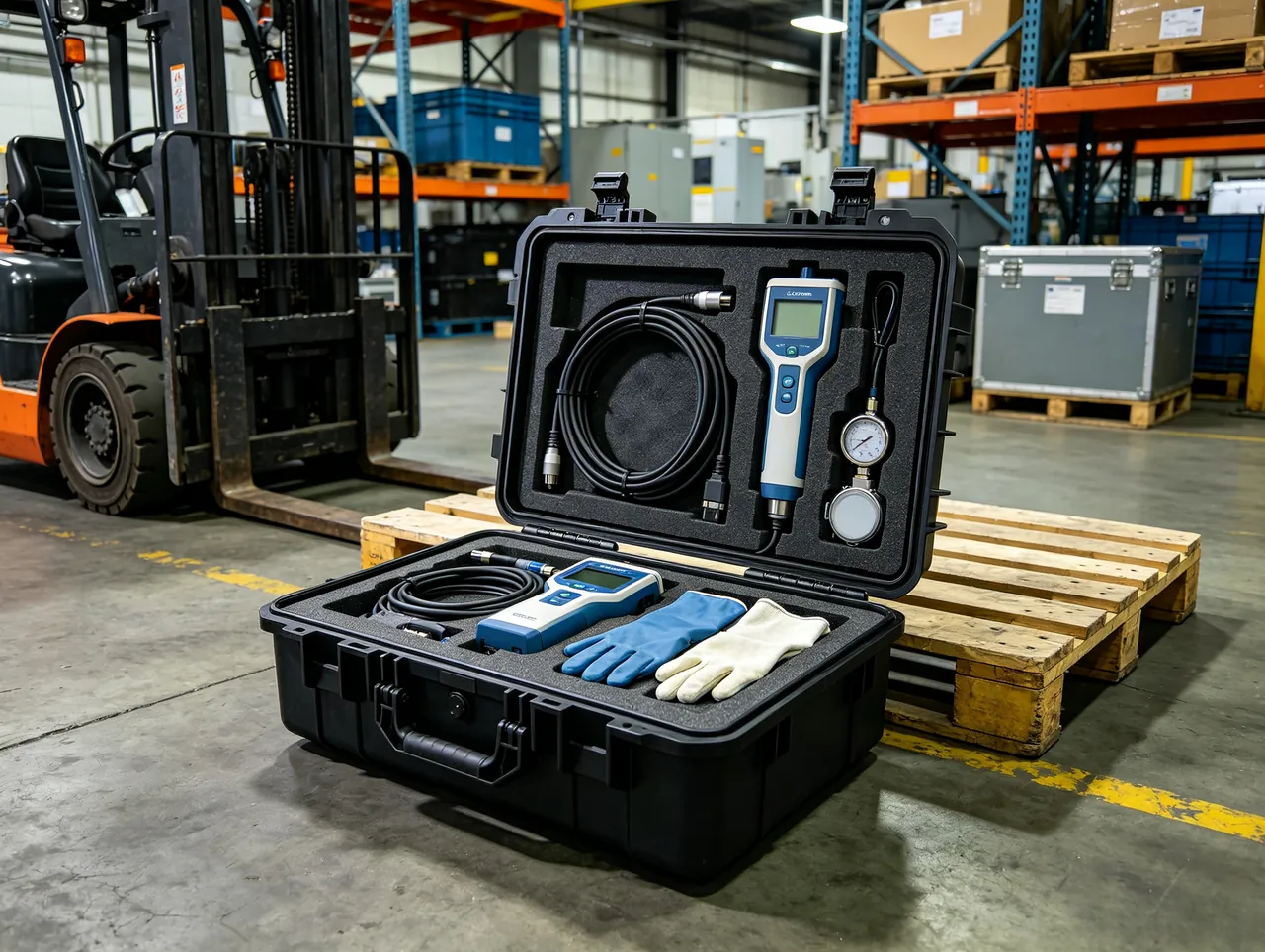Sealing gasket close-up on field comms case
