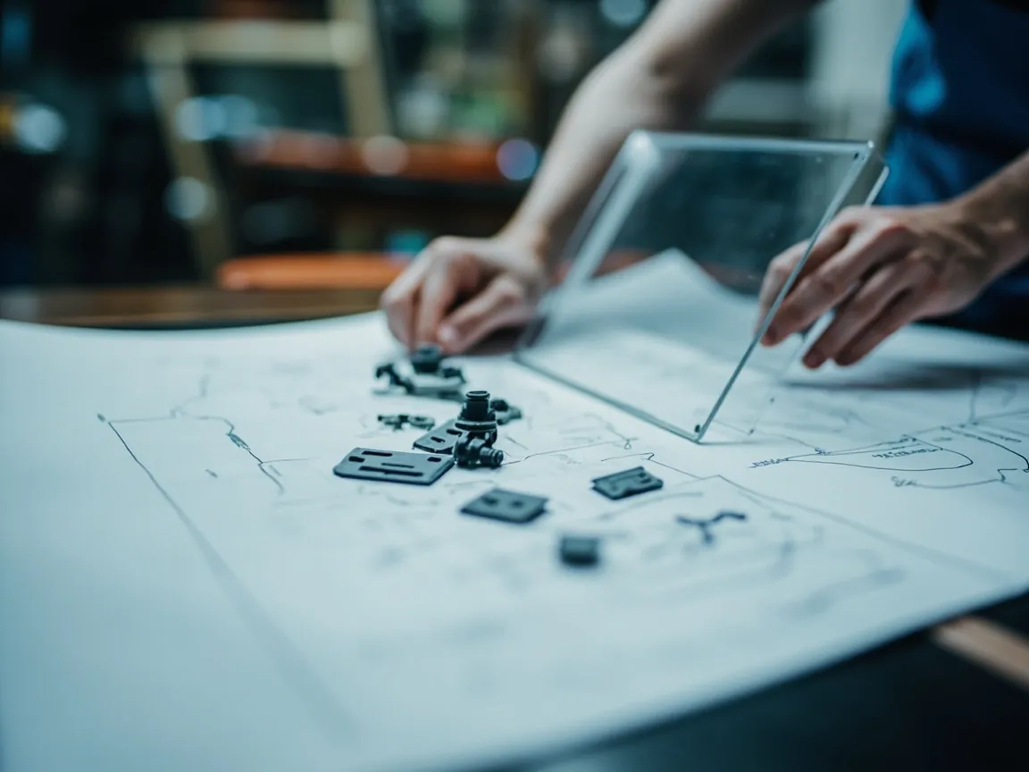 Key Milestones from Drawing to Sample - real application scene