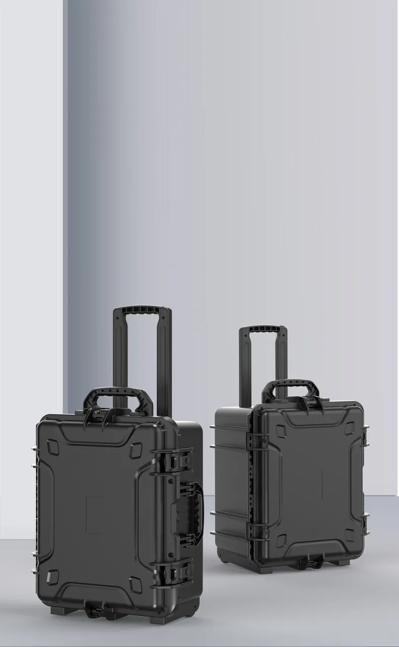 Packed case marked precision instrument and do not invert with the compartment box checklist verified