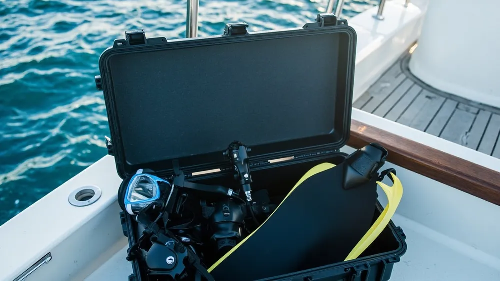 Diving Equipment Cases: Waterproofing, Corrosion and Boat Transport