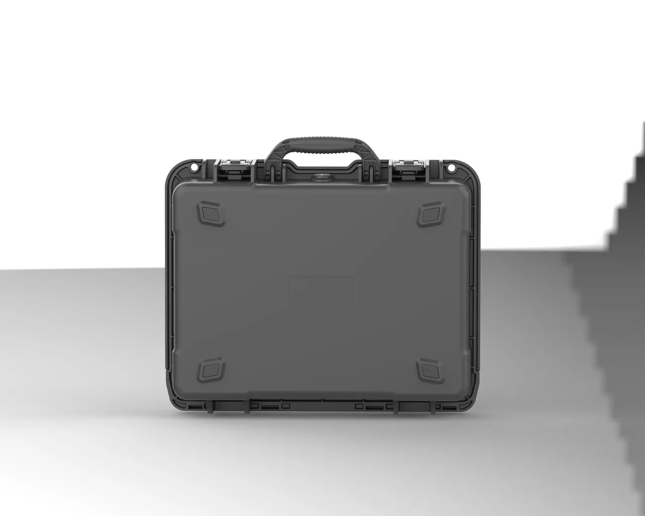 Mud pump valve assemblies and rubber seals in separate compartments with valve faces covered, seals stored flat away from light, and desiccant and a humidity indicator card in the case