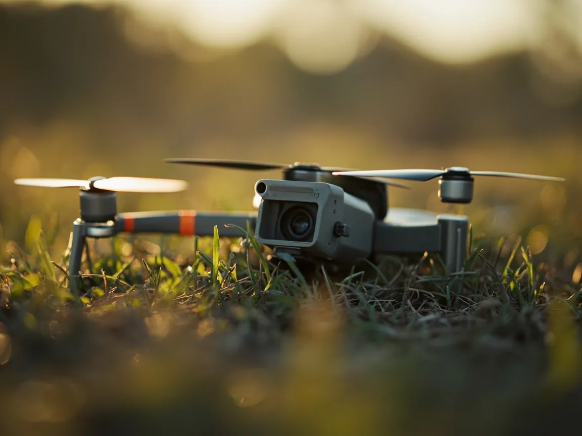 Multiple drone accessory protective cases arranged on shelving