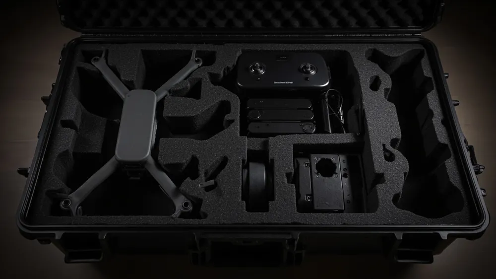 Drone Case Foam Insert Design: Protecting Gimbal and Propellers