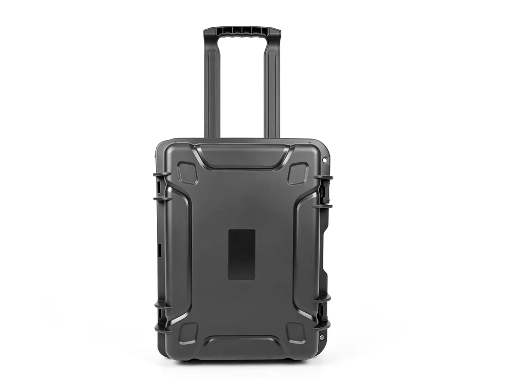 Wheeled protective case for large equipment kits