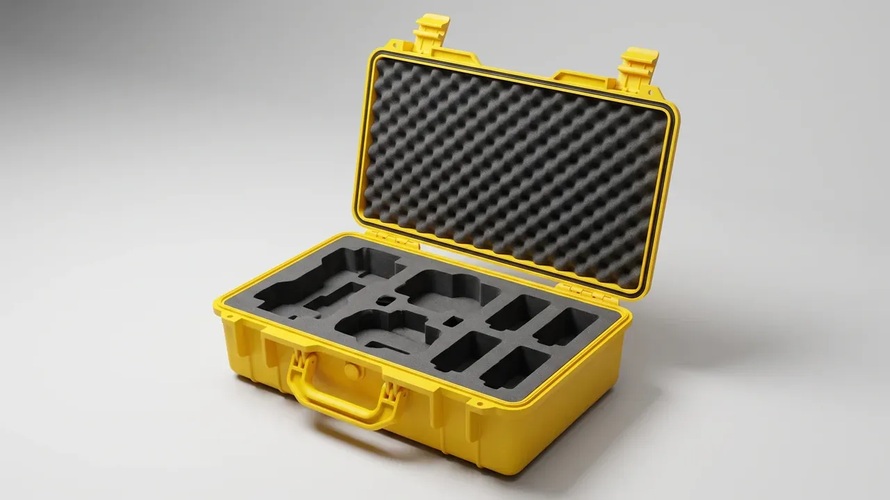 Drone Transport Case: Arms, Batteries, Controller