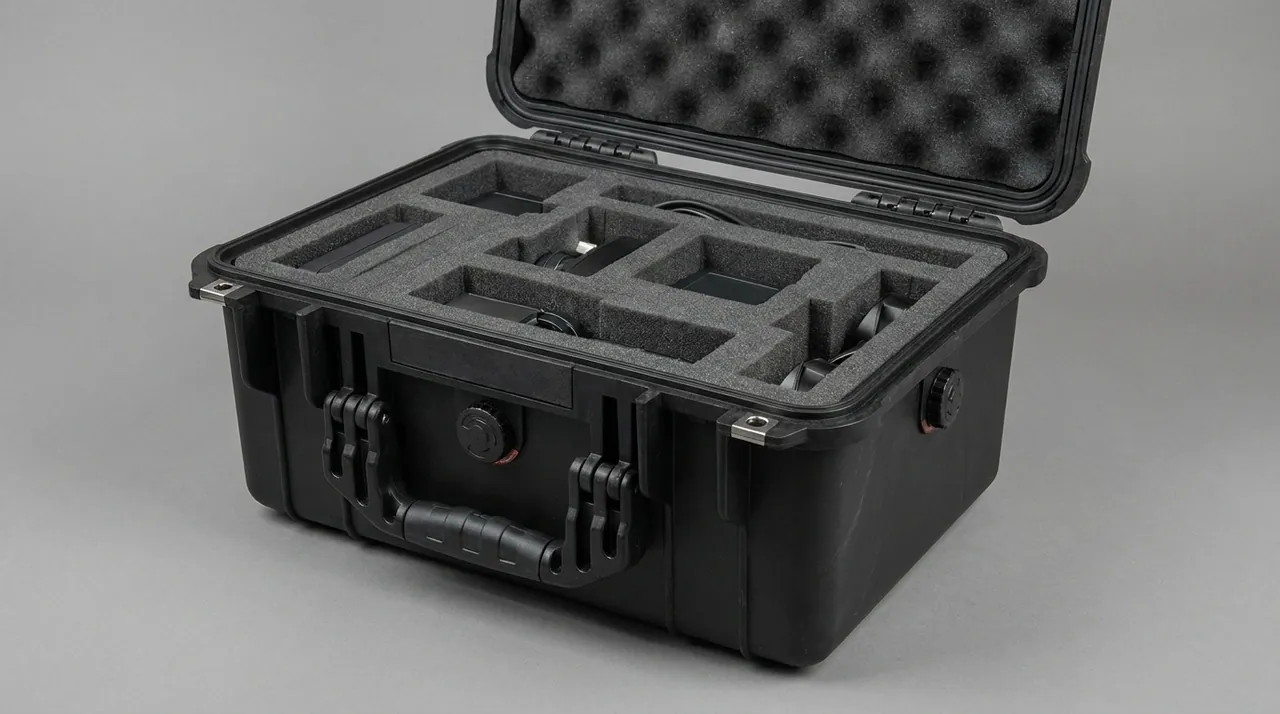 Lid seal and pressure-equalization valve, dust- and water-resistant