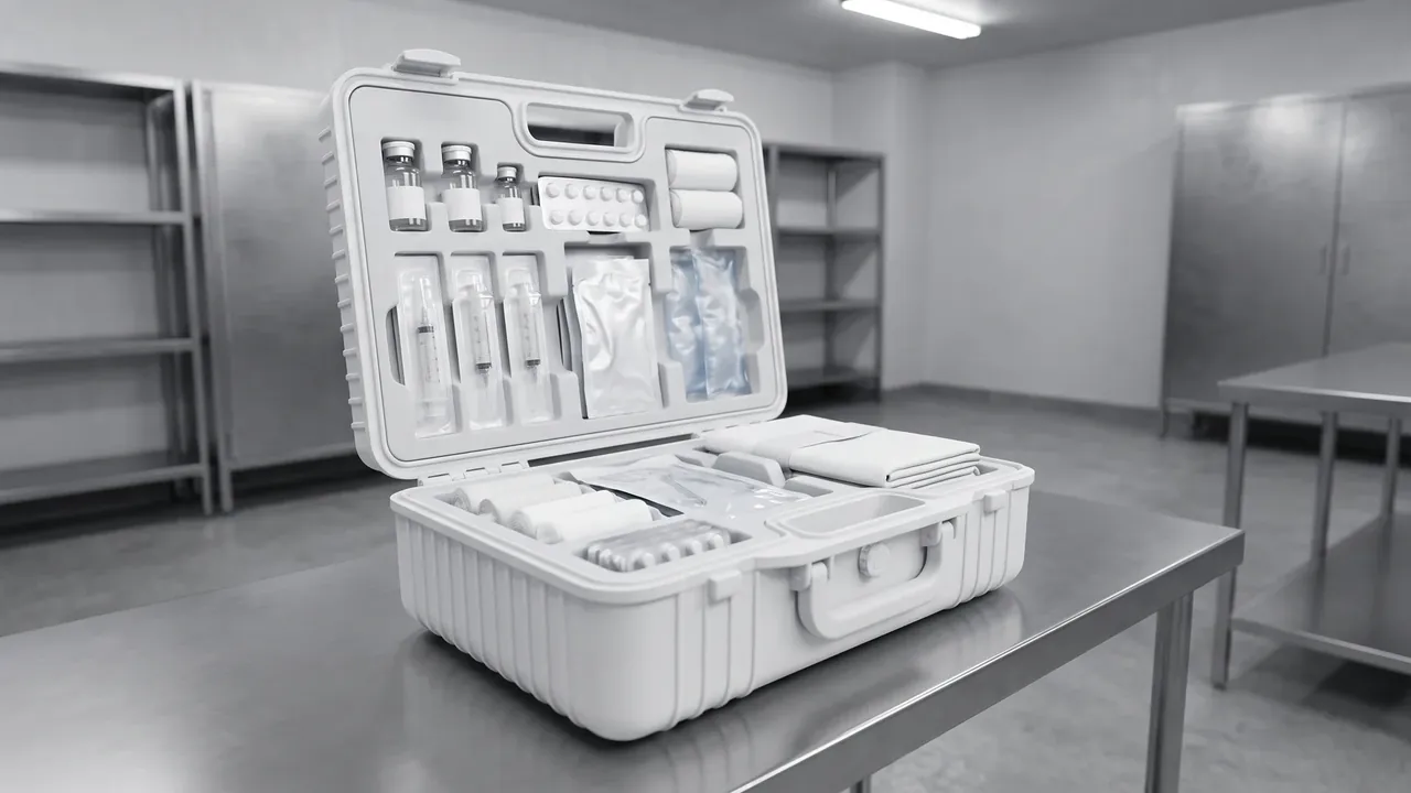 Custom explosion-proof equipment case used in the Internal Restraint and Static Dissipation stage for explosion-proof case