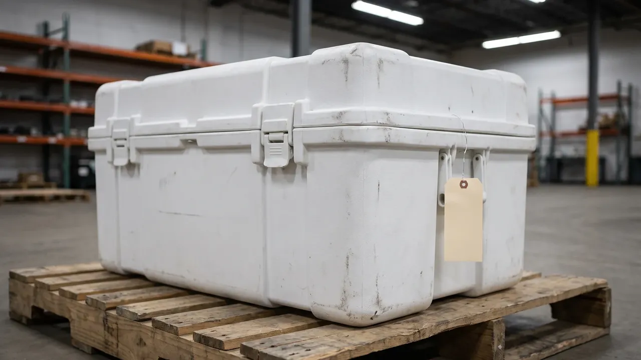 Custom explosive storage case used in the Engineering a Static-Dissipative and Conductive Structure stage for compliant storage box