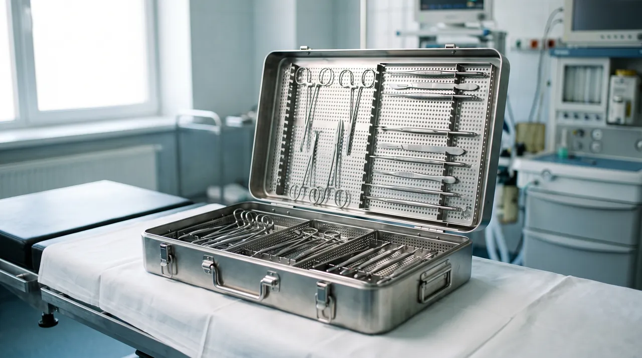 Custom protective case for Extruder Screw & Barrel: hard shell with latches and handle