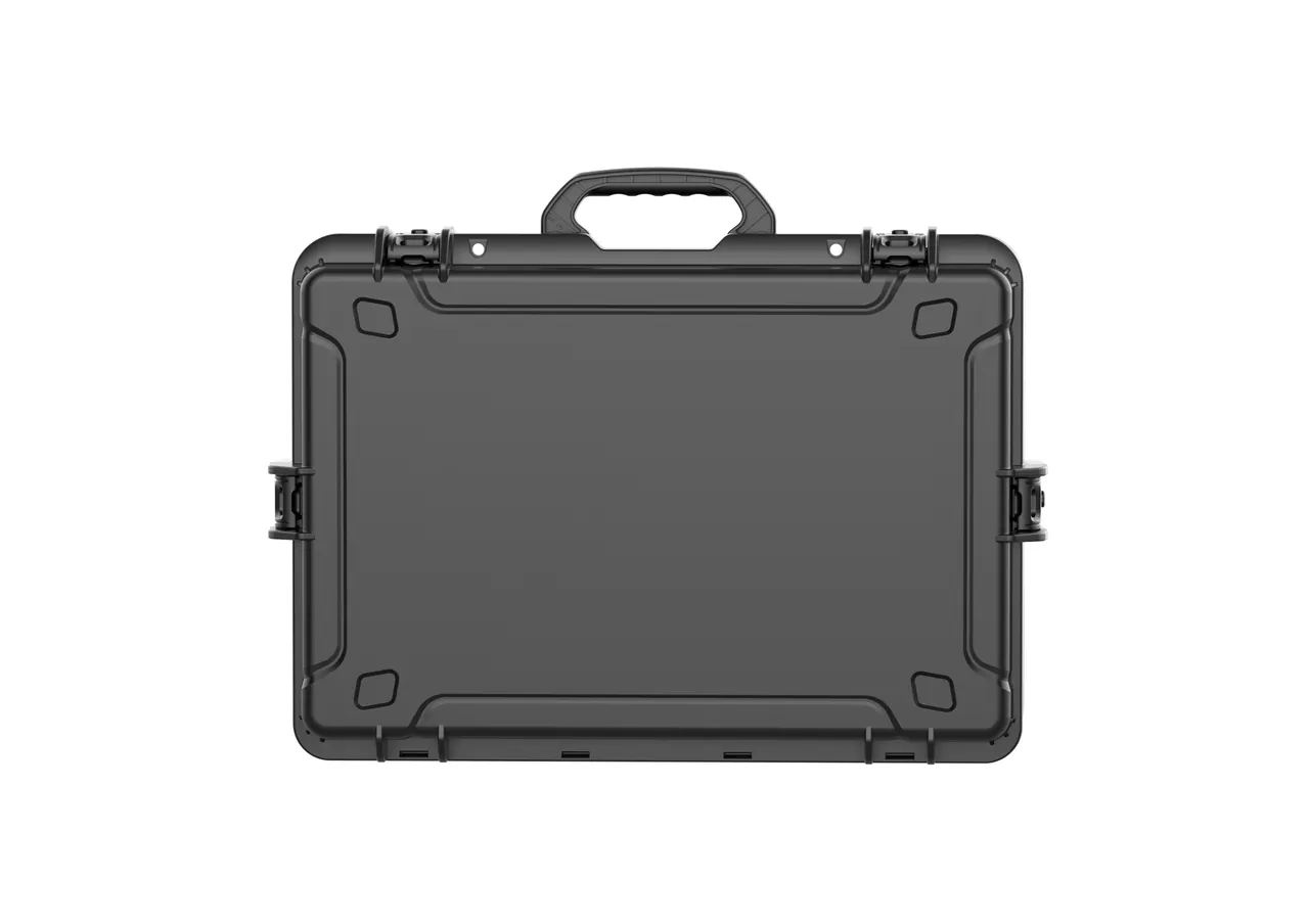 Sample cases open for display by style code at a trade show and order-session venue