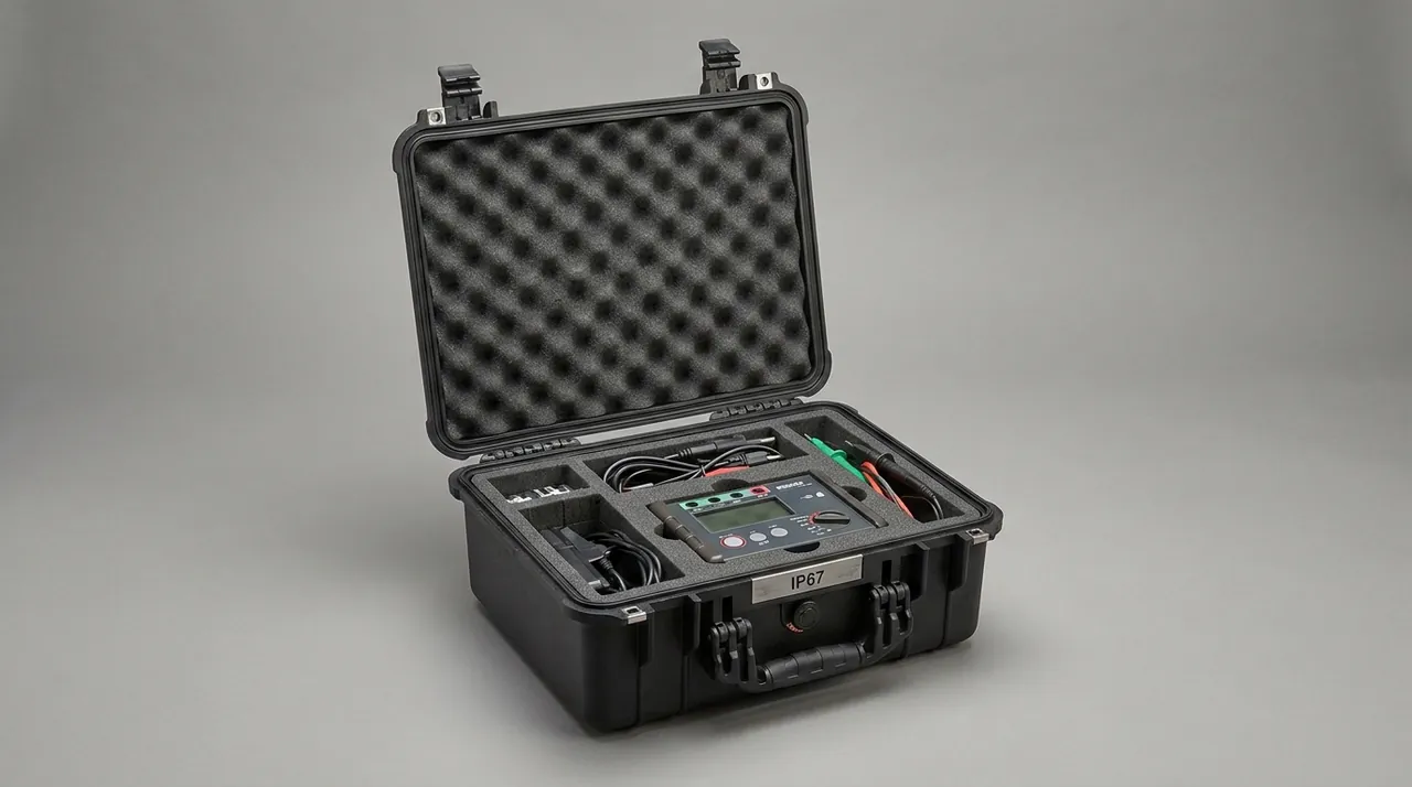 Foam-lined compartment interior customized to the Filament Winding outline