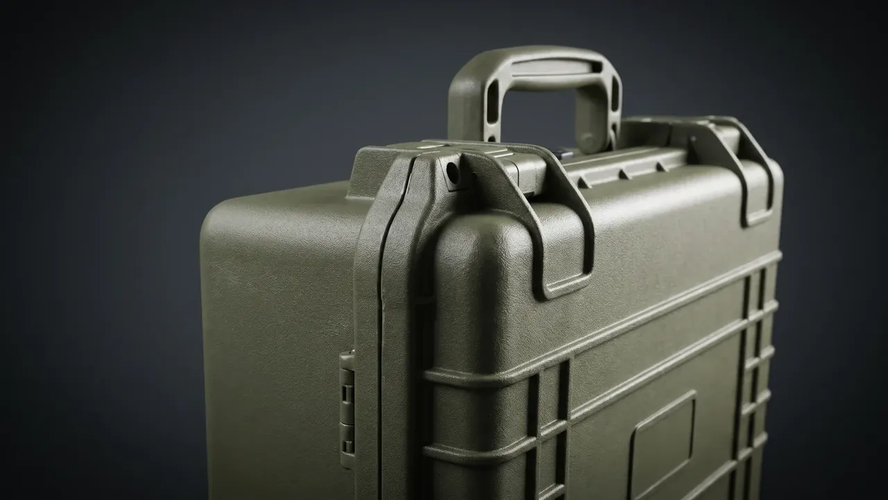 Firearm Transport Case Structure and Process: Five Points