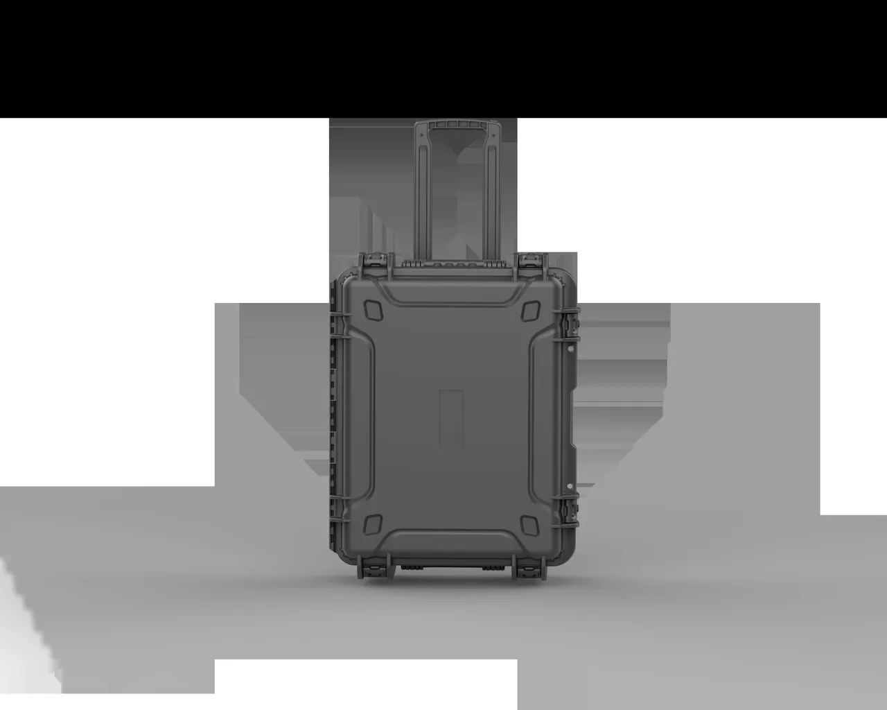 The locking mechanism and folding pivots of a transfer stretcher supported by retention blocks with wheels individually cradled