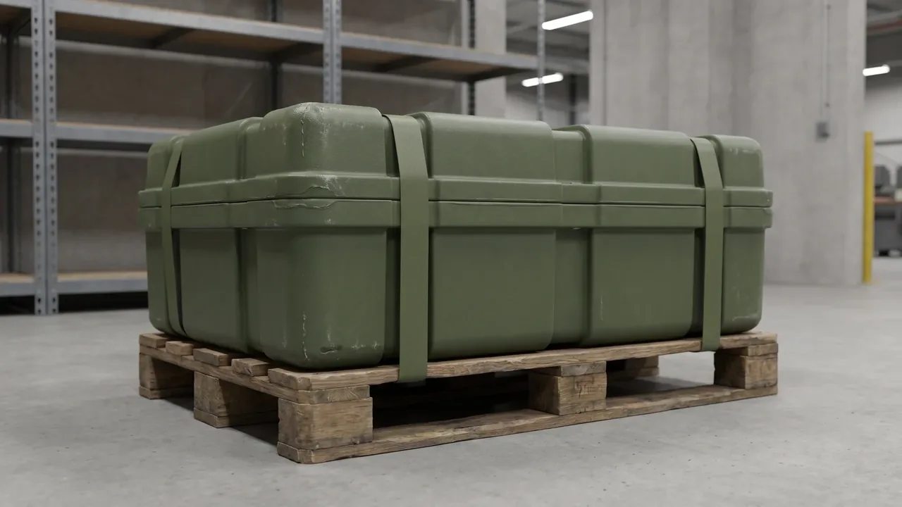 Fuze Pack Assembly, Prop Charge Container and Projectile Pallet Packaging