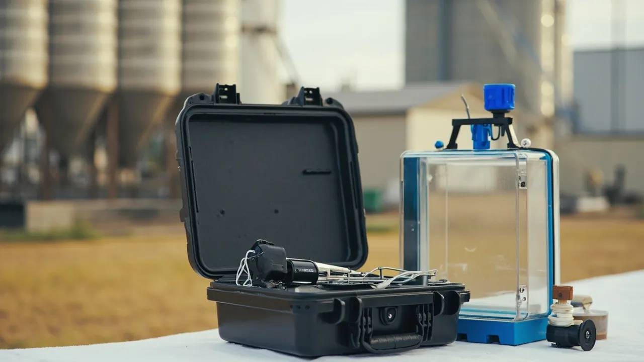 Grain Sampling & Testing Equipment Cases: Silo & QC Protection