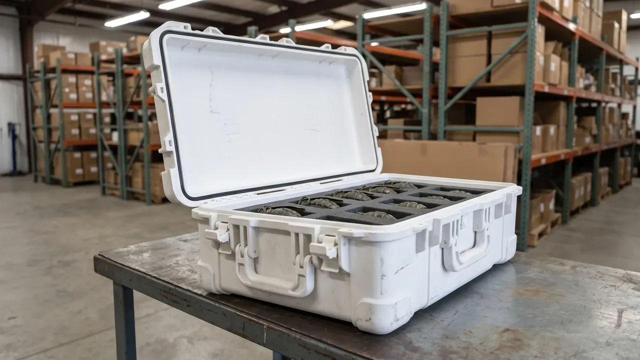 Grenade Transport Case Dimensions, Compartment Layout, and Cushioning Design
