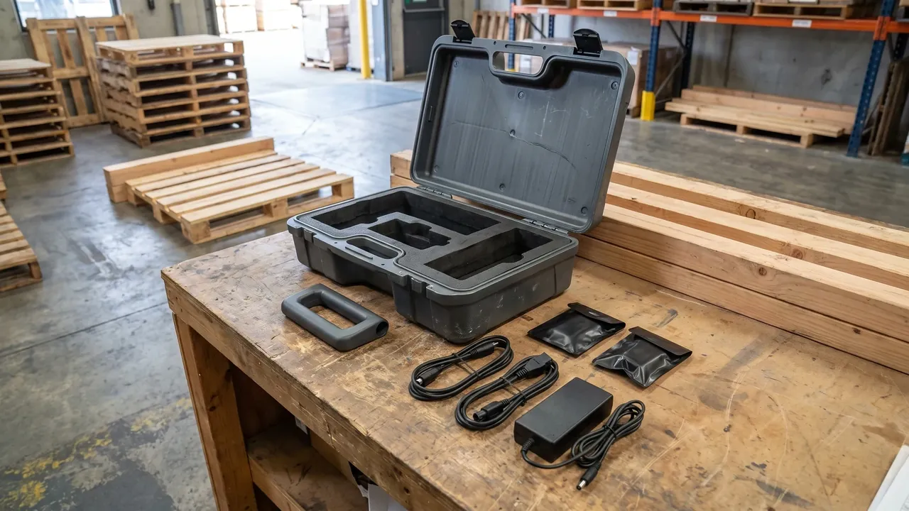 Overall view of the finished case