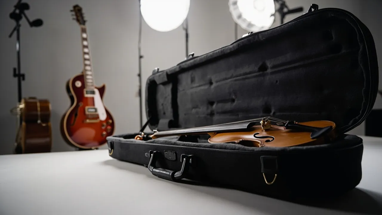 Guitar & Violin Cases: Body, Bow & Humidity-Control Protection