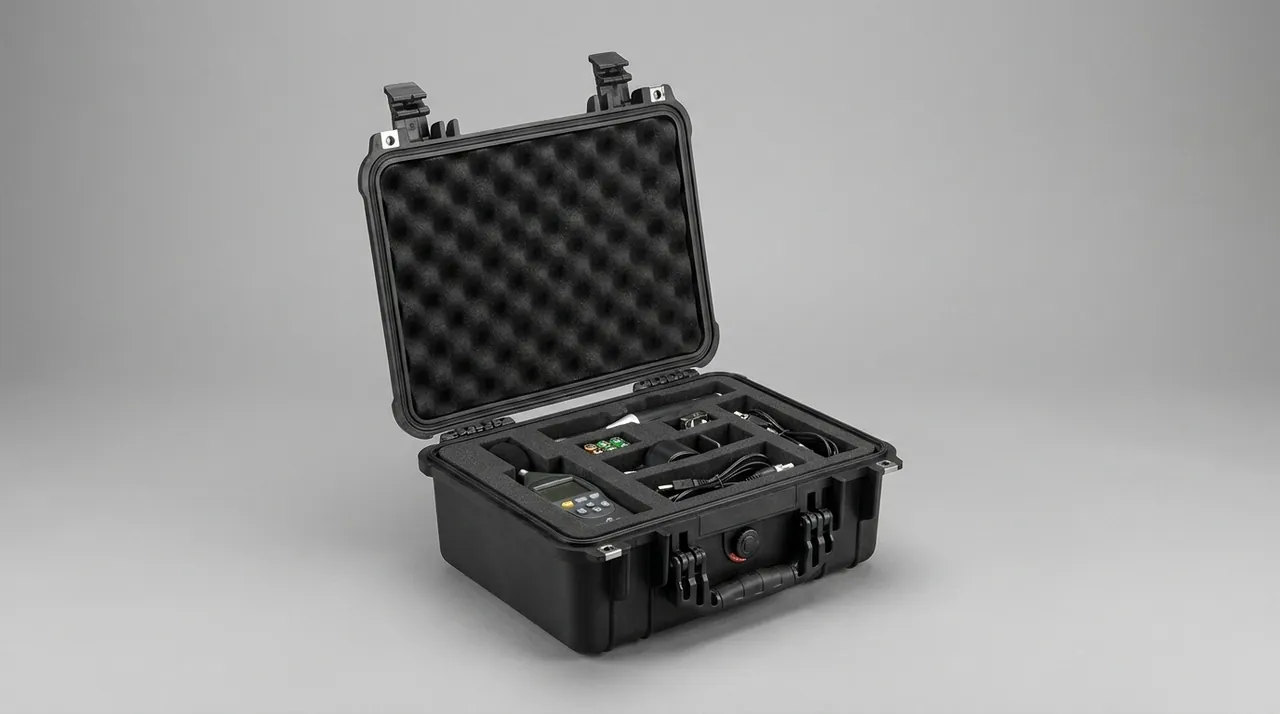 Lid seal and pressure-equalization valve, dust- and water-resistant