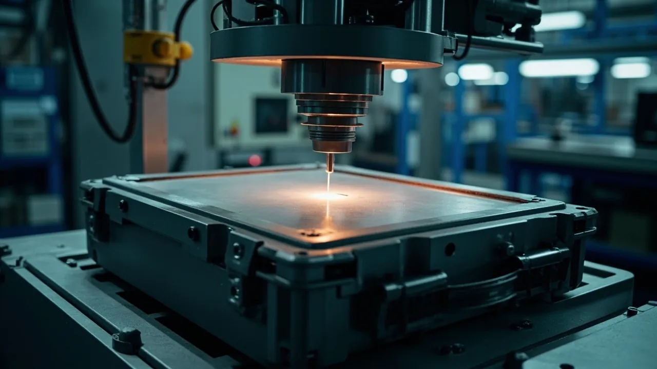 Protective case under compression testing