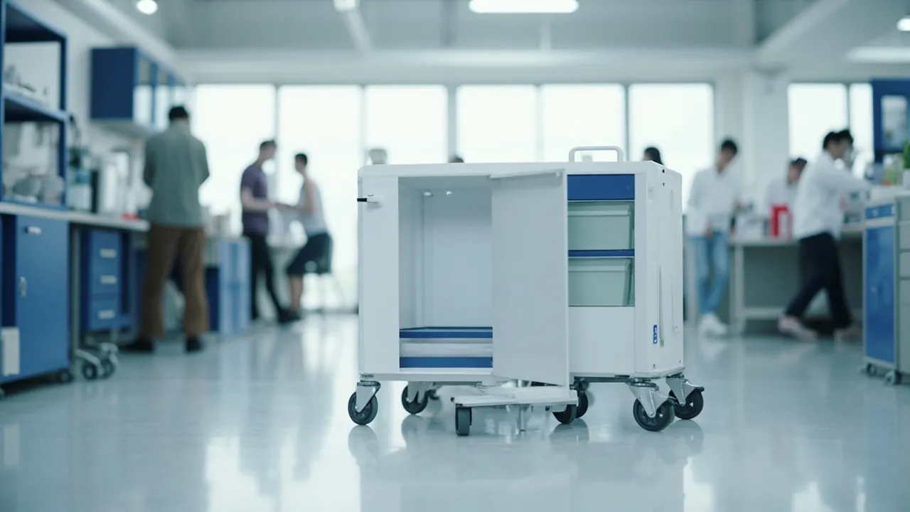 Instrument Cart and Lab Trolley: Mobile Carrier for Test and Lab Equipment