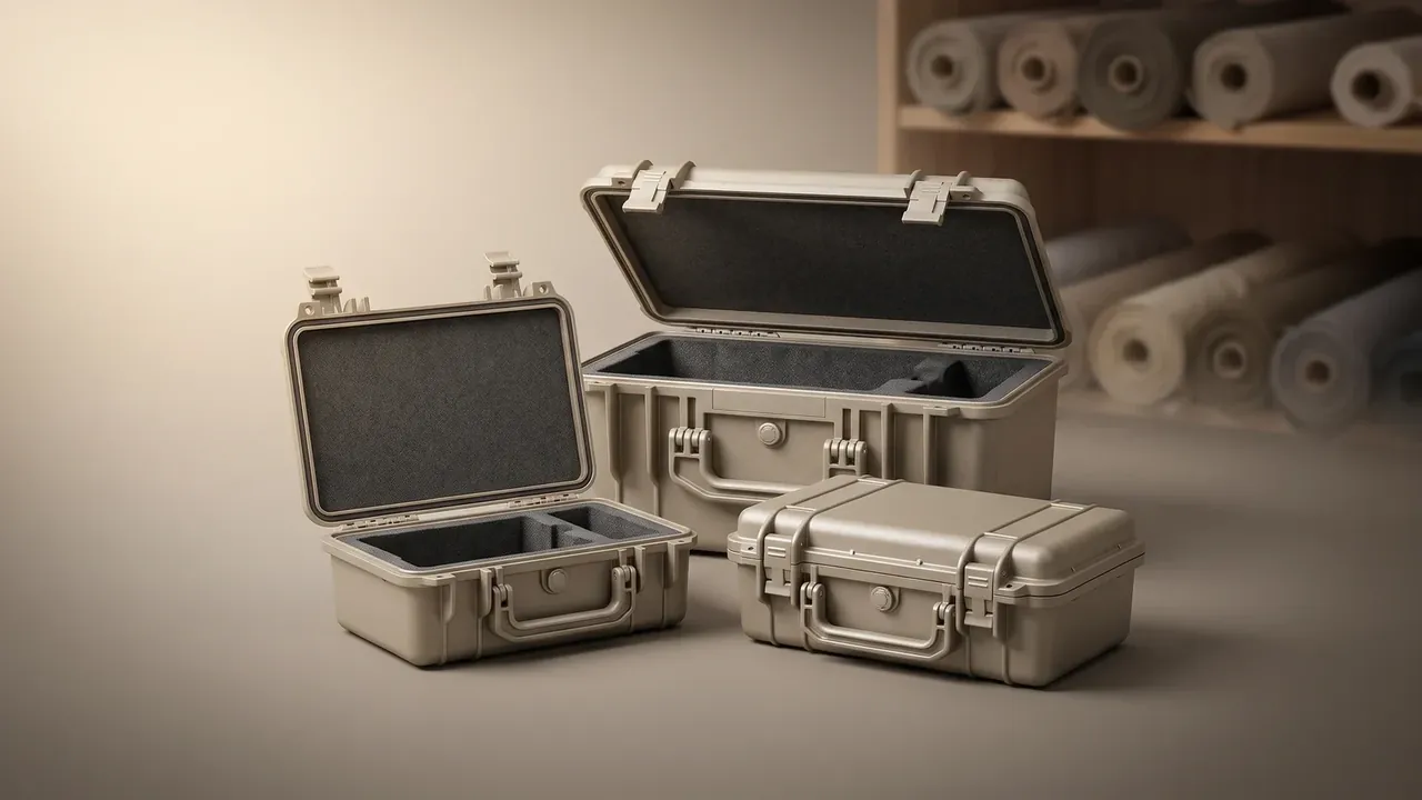 Stop adding foam: plastic case with inner box protection