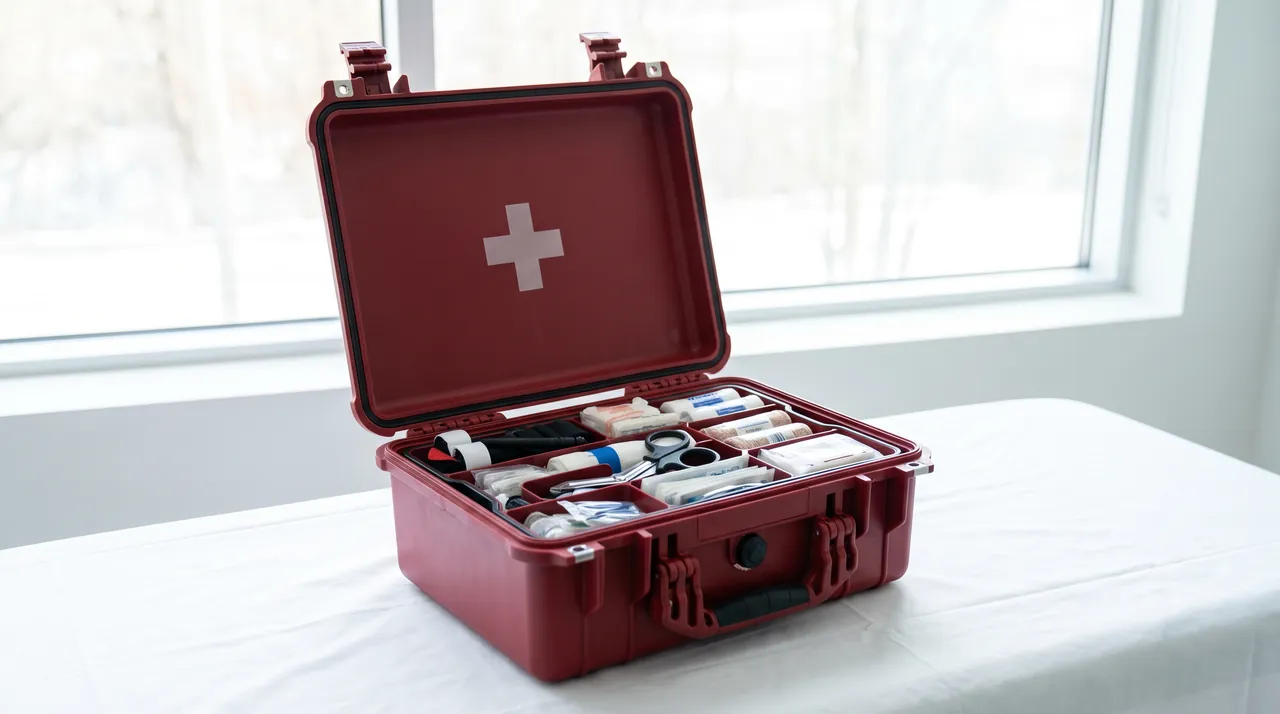 Measuring-Tool Cases: Caliper, Micrometer & Level Protection neatly arranged inside a protective case on the work site