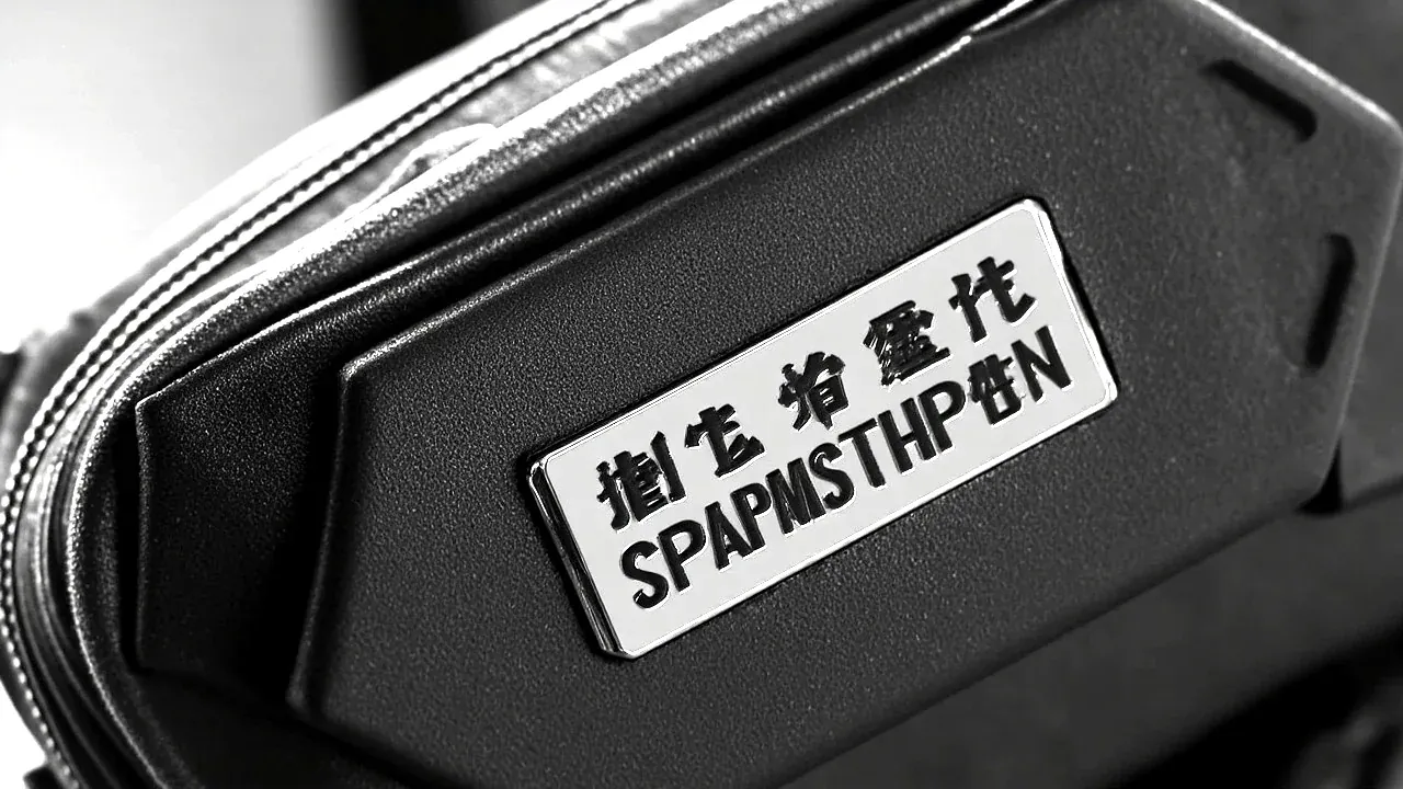 Close-up of a tool pouch belt with a padded lumbar section and a quick-release buckle