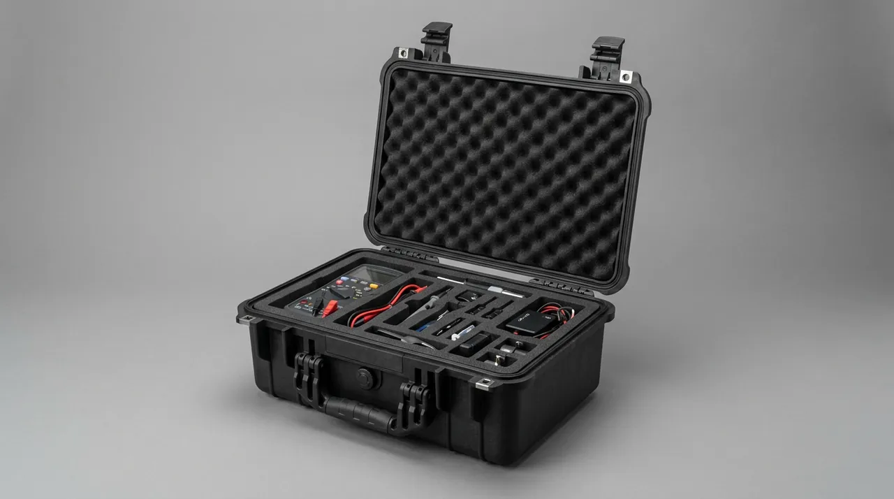 Custom-cut liner and equipment fixation