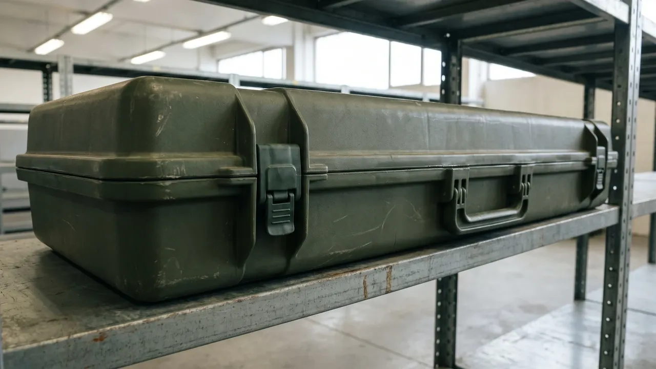 Custom military firearm case used in the The Armoury Storage Scenario: Where Military Firearm Storage Cases Fit stage for military firearm storage