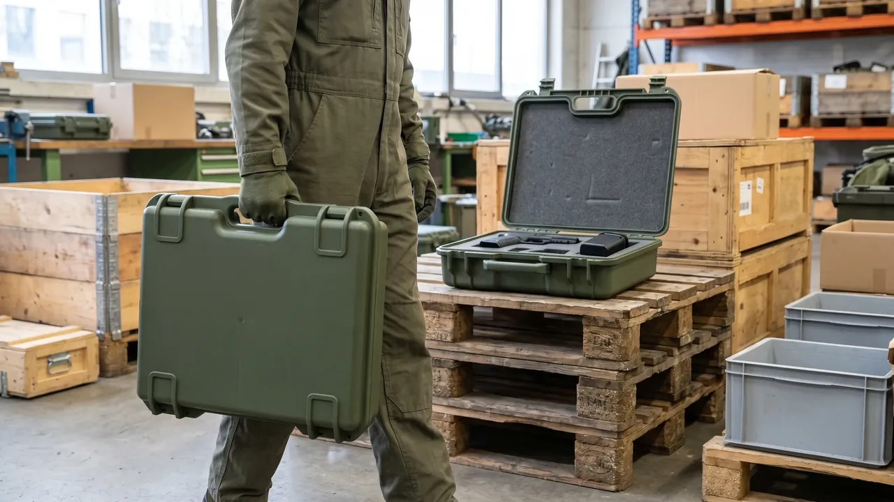 Side latches of a lockable firearm case