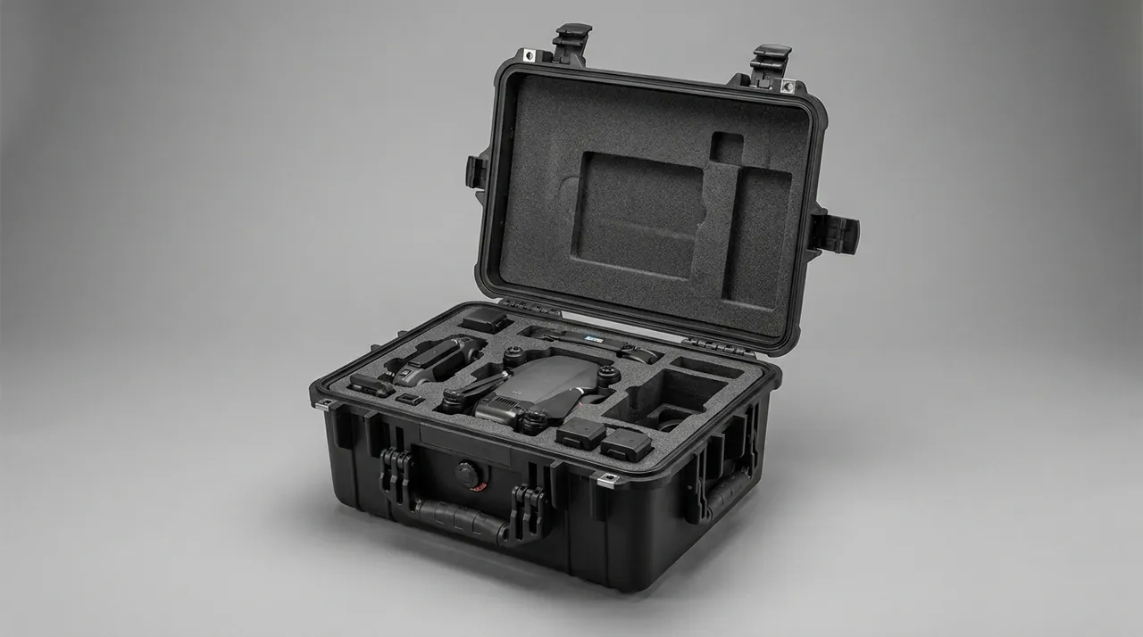 Custom protective case for Nut & Bolt Tooling: hard shell with latches and handle