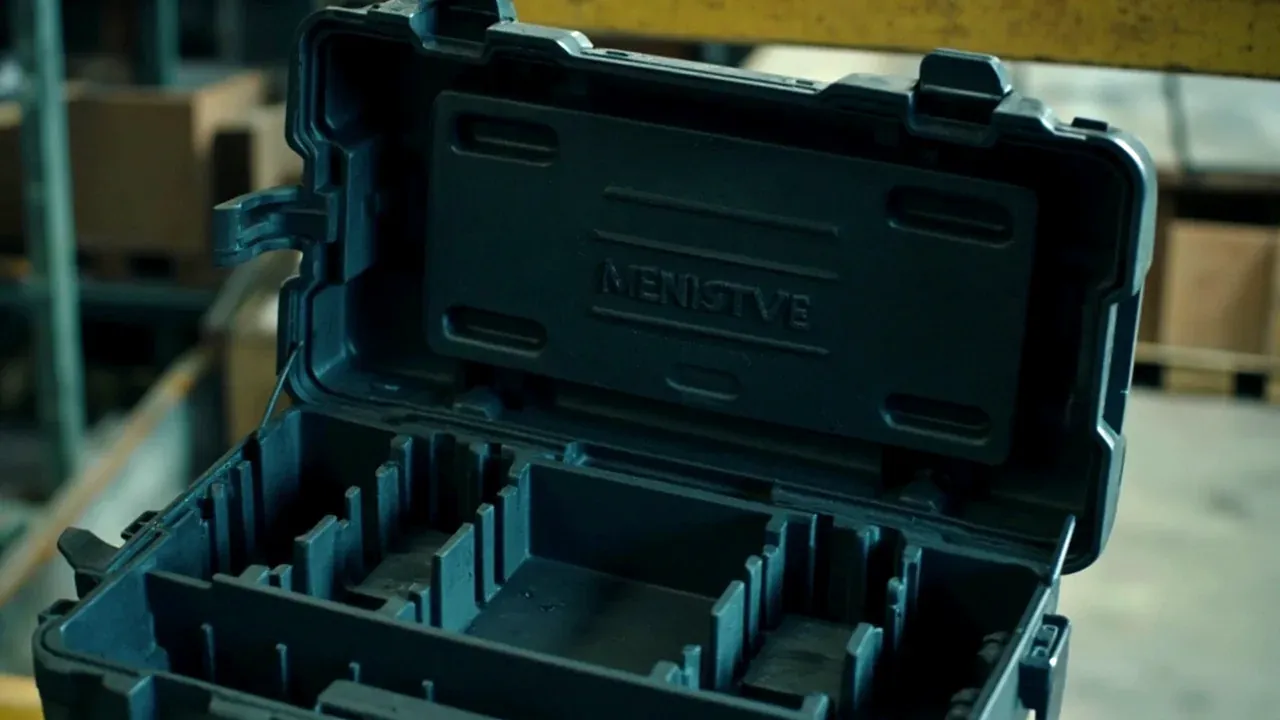 Foam lining and moulded dividers inside