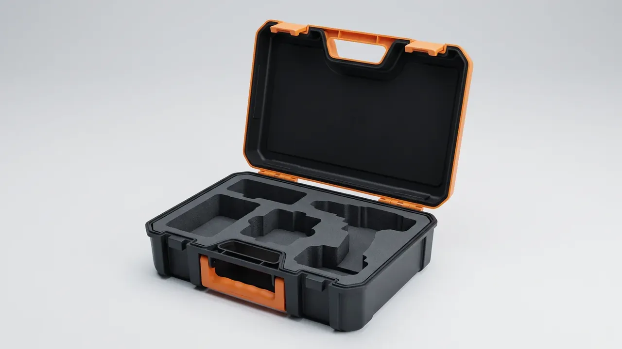 Power tool carrying case: from truck bed to scaffold plank