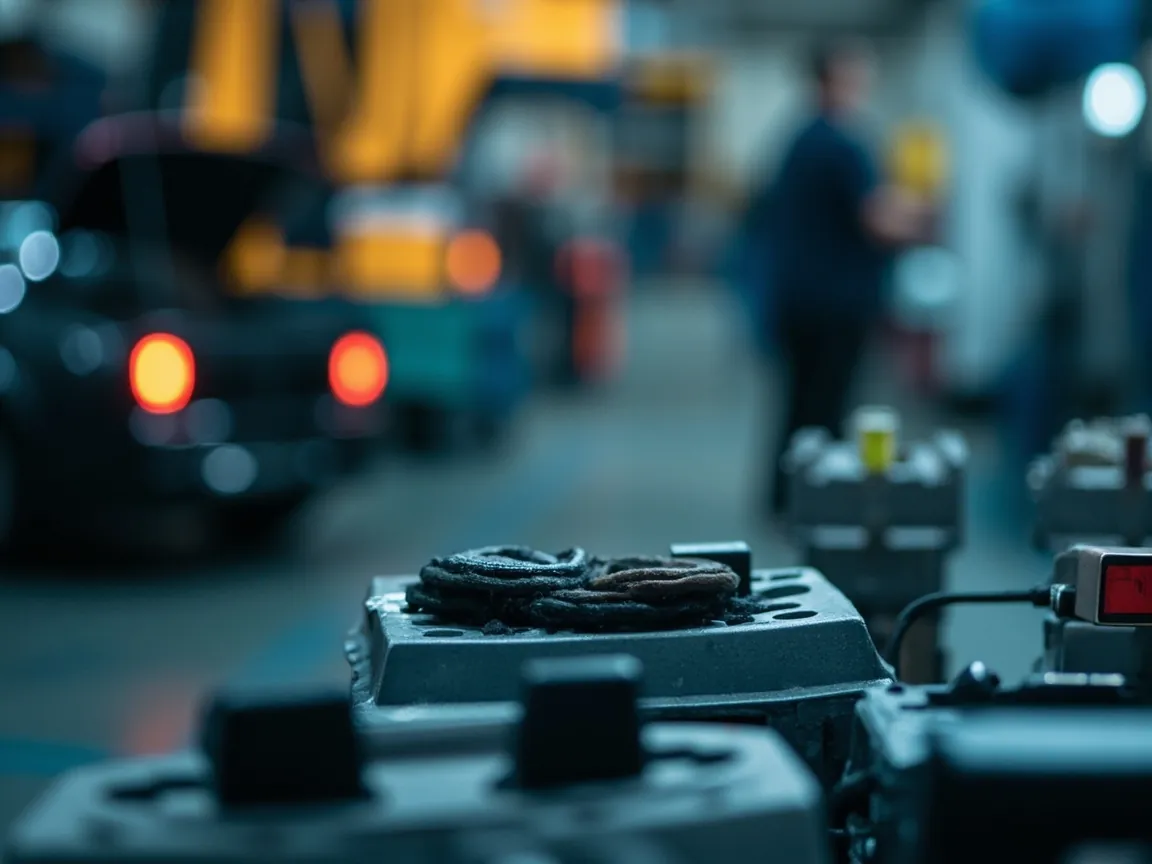 On-site operator placing the precision instrument case and locking the transport case