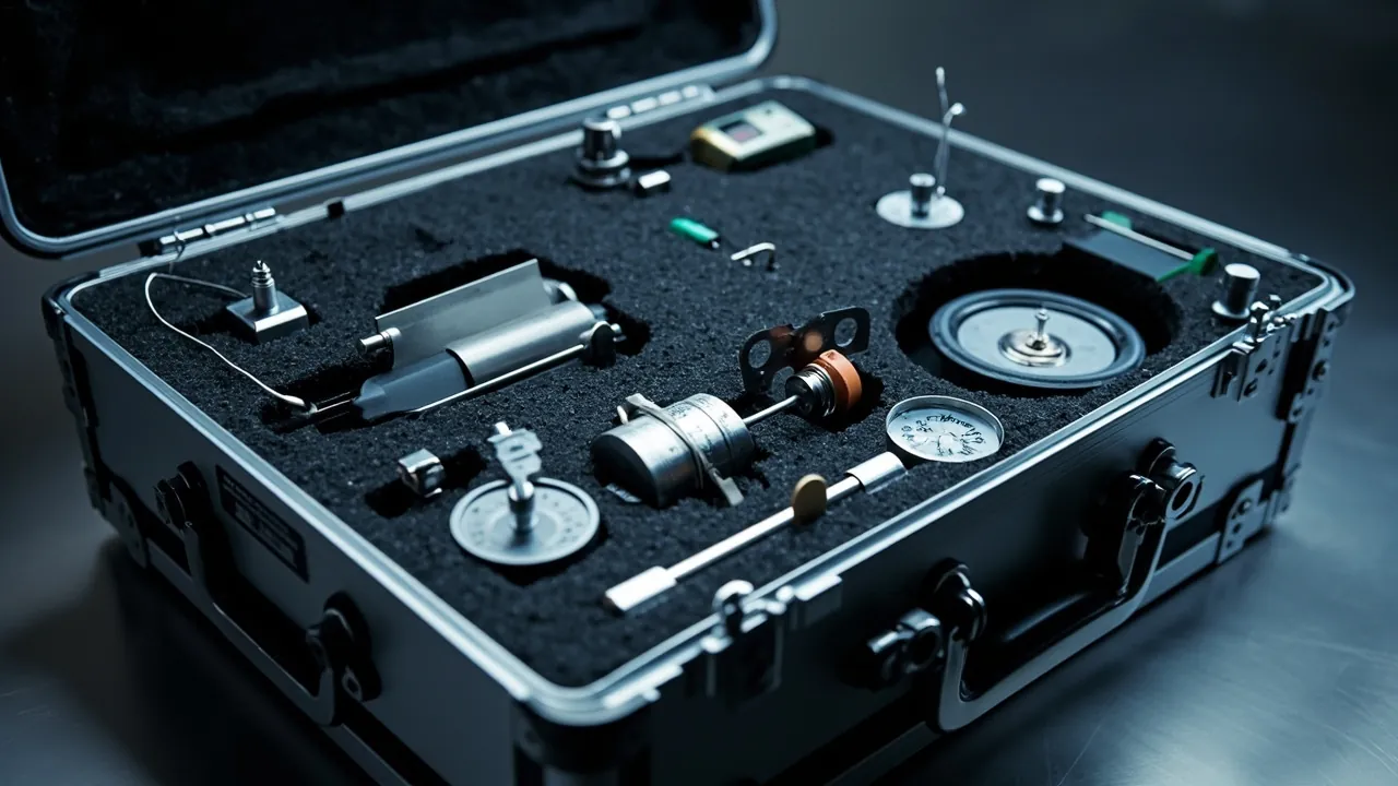 Precision case open in clean room setting